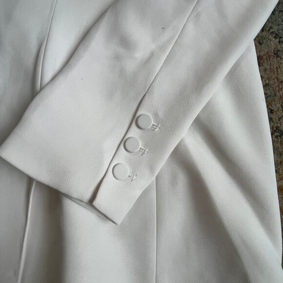 Good American Tuxedo Blazer White Size L - Picture 8 of 10
